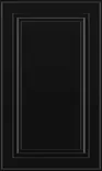Waypoint 660 door sample in Painted Black