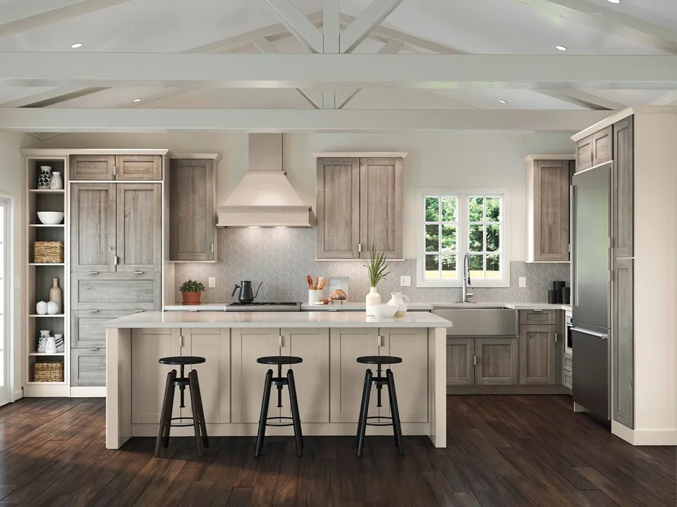 Waypoint DT24 Duraform Texture Drift, Houston kitchen inspiration